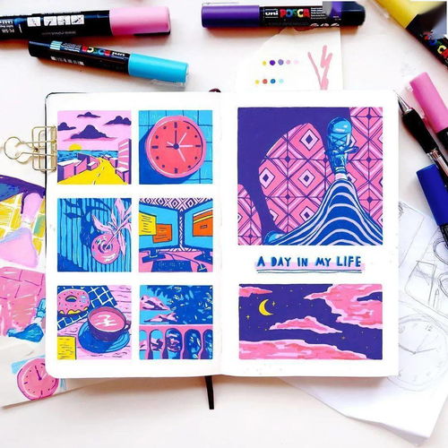 他山之石 手绘美术图案设计中的舒适配色艺术